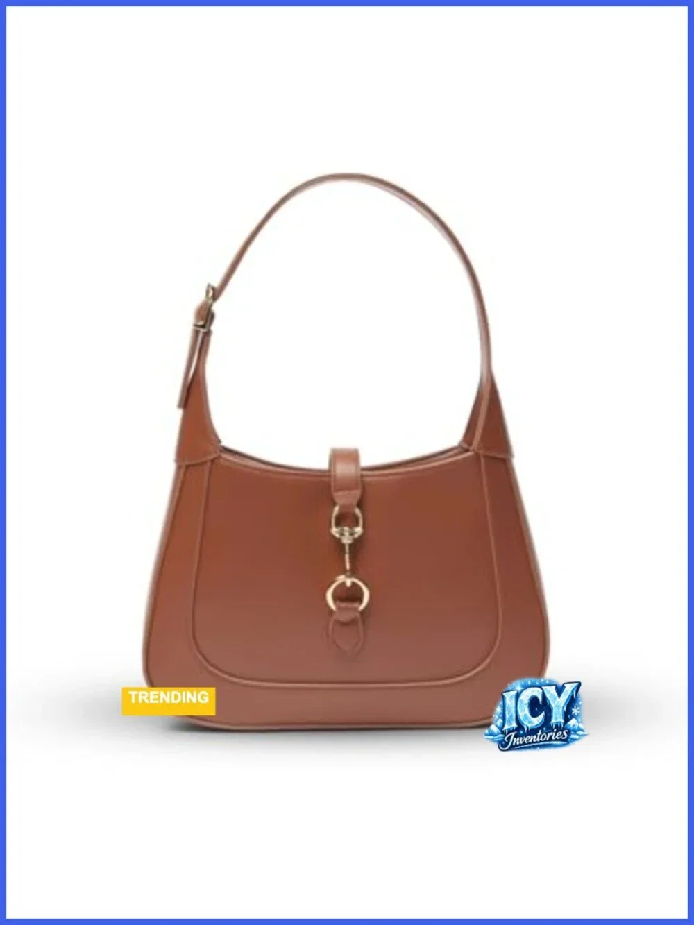 Trendy Vegan Leather Hobo Handbag with Detachable Crossbody Strap